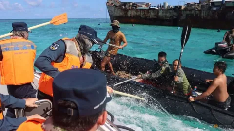 AS-Jepang-Filipina Gelar Latihan Militer di Laut China Selatan, Beijing Meningkatkan Tekanan