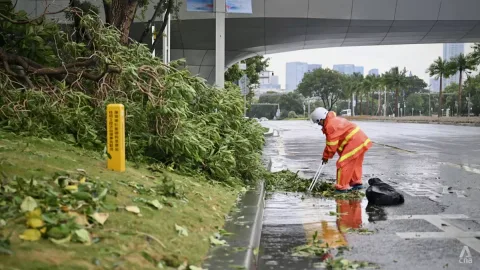 Topan Noul Terjang China Selatan, Lebih dari 700.000 Jiwa Dievakuasi