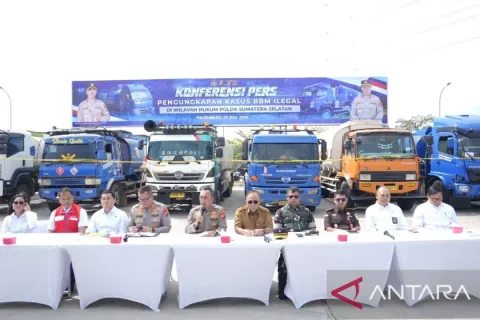 Polda Sumsel Sita 1,28 Juta Liter BBM Ilegal dalam 96 Kasus, 129 Tersangka Dibekuk