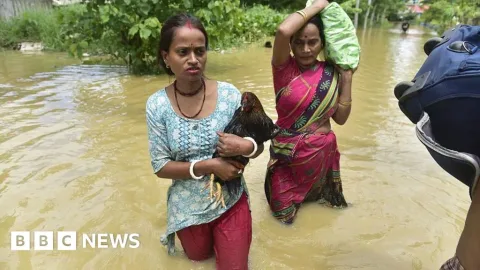 Banjir Terburuk dalam Enam Dekade Landa Assam, 68 Tewas dan Ratusan Ribu Mengungsi