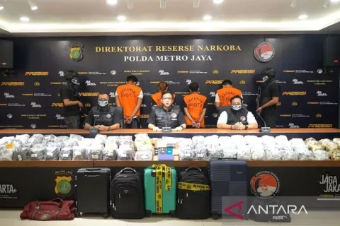 Gempur Peredaran Narkotika, Polda Metro Sita 8.698 Kartrid Etomidate dari Jaringan Internasional