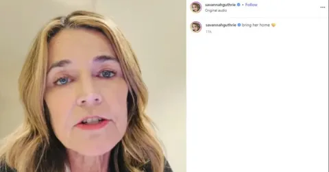 Savannah Guthrie Kembali Memohon pada Penculik Ibunya: 'Lakukan Hal yang Benar'