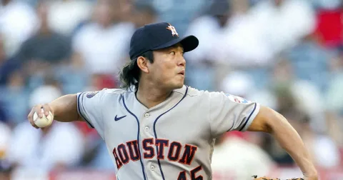 Pitcher Jepang Tatsuya Imai Tersingkir Dini, Astros Bangkit Kalahkan Angels 6-4