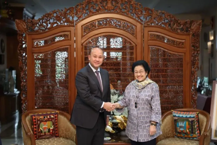 Megawati Terima Hun Many, Pancasila Jadi Topik Utama Pertemuan