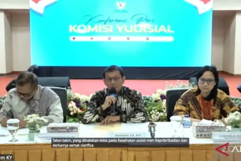 KY Sisihkan 19 Calon Hakim Agung, 23 Lolos ke Tahap Wawancara Akhir