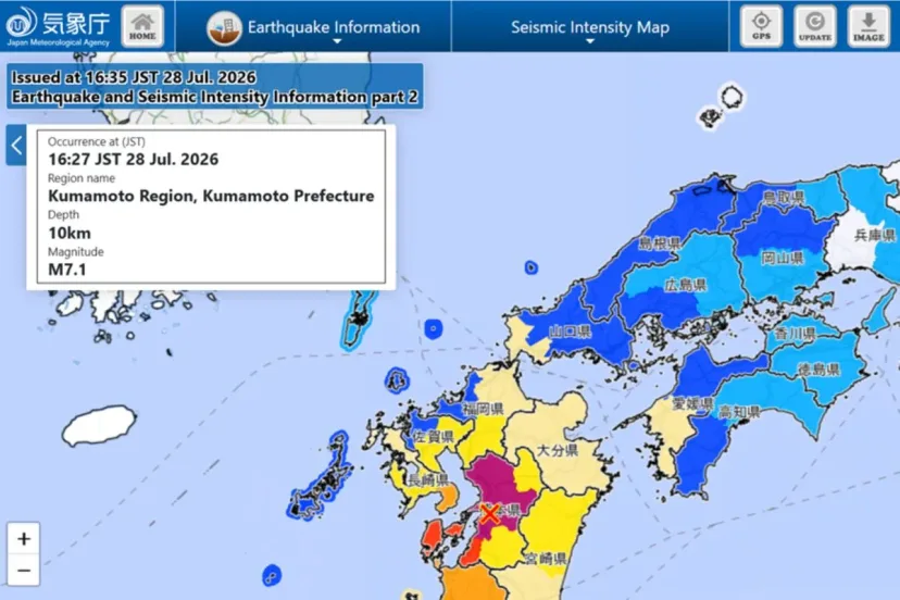 Gempa M6,8 Guncang Kumamoto, BMKG Pastikan Tak Berdampak Tsunami ke Indonesia