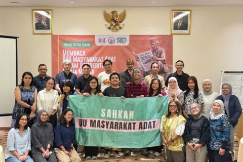 Suara Masyarakat Adat Minim di Pemberitaan RUU, SIEJ Soroti Dominasi Narasumber Lain
