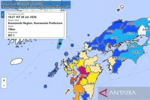Gempa M7,1 Jepang Picu Kekhawatiran: Sesar 'Tidur' 10 Tahun Bangkit, Rantai Bencana Belum Usai