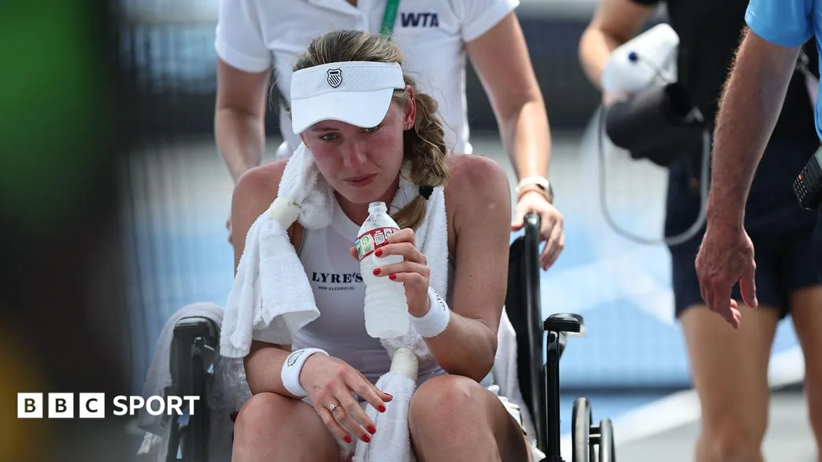 Terpapar Panas 34°C, Petenis Ranking 19 Pingsan di Lapangan