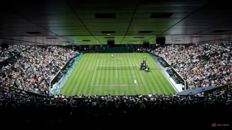 Wimbledon Catat Rekor Penonton di Tengah Gempuran Piala Dunia