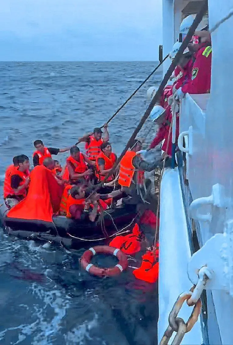 Korban Selamat Kapal Kargo Tenggelam di Laut Natuna Bertambah, 48 Orang Dievakuasi