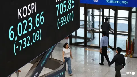 Bursa Asia Terombang-ambing di Tengah Ketidakpastian Suku Bunga The Fed dan Gejolak AI