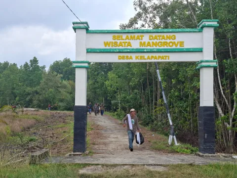 Dari Gerakan Swadaya, Parit Segagah Pulihkan 14 Hektar Mangrove Bengkalis