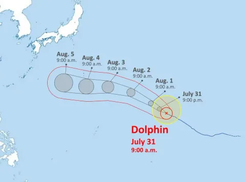 Topan Dolphin Menguat, Jepang Bersiap Hadapi Badai Dahsyat