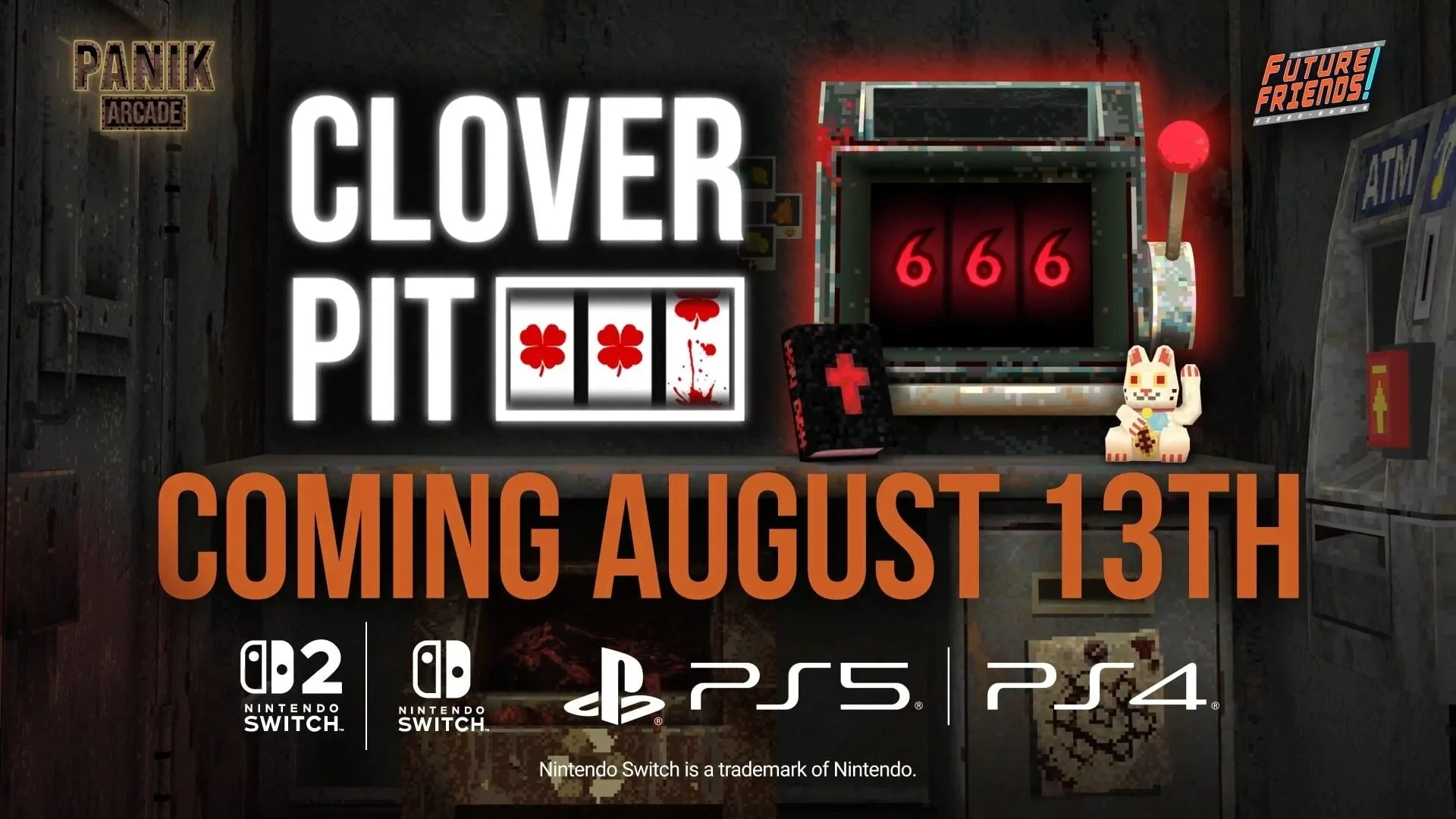 CloverPit, Roguelite Bergaya Mesin Slot, Siap Hadir di PlayStation dan Switch 13 Agustus
