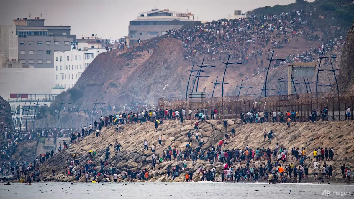 Gelombang Migran ke Ceuta Mereda: Spanyol Klaim Separuh Sudah Kembali, Ribuan Masih Terjebak