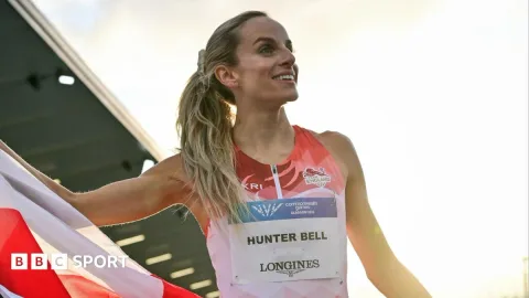 Haus Emas: Hunter Bell Bidik Empat Gelar dalam Setahun Usai Kuasai 800m Glasgow