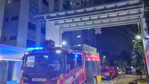 Dua Petugas Damkar Singapura Terluka Saat Selamatkan Korban Kebakaran di Clementi