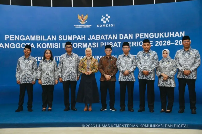 Menkomdigi Lantik Tujuh Komisioner KIP 2026-2030: Garda Terdepan Lawan Hoaks dan Perkuat Keterbukaan Informasi