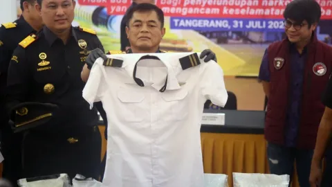 Pilot Malaysia Airlines Ditangkap di Soekarno-Hatta Bawa 70 Ribu Butir Ekstasi