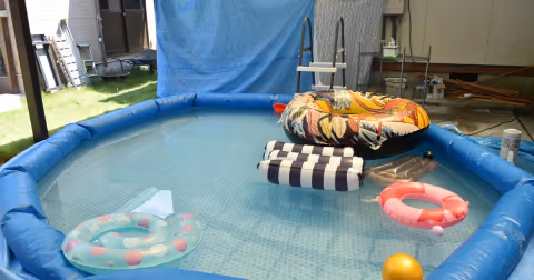 Pasca Gempa Kumamoto, Kuil Ini Ubah Halaman Jadi Kolam Renang untuk Anak-Anak
