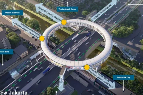Rp300 Miliar untuk Pedestrian Deck Dukuh Atas: Integrasi Transportasi Jakarta Mengarah ke Satu Titik