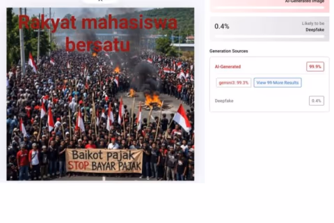 Waspada Hoaks Demo Agustus: Analis Sebut Ada Pola Propaganda Sistematis di Media Sosial