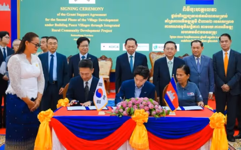 Kamboja dan Korea Selatan Perluas Program Desa Damai untuk Pembangunan Pedesaan