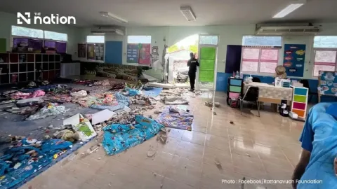Mobil Kehilangan Kendali Terjang Pusat Penitipan Anak di Thailand: 15 Balita Terluka