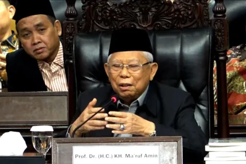 Ma'ruf Amin: NU Harus Jadi Pilar Pendidikan dan Kemandirian Ekonomi Bangsa