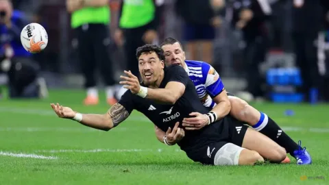 All Blacks Kehilangan Proctor Akibat Retak Tulang Bahu, Tur Afrika Selatan Terganggu