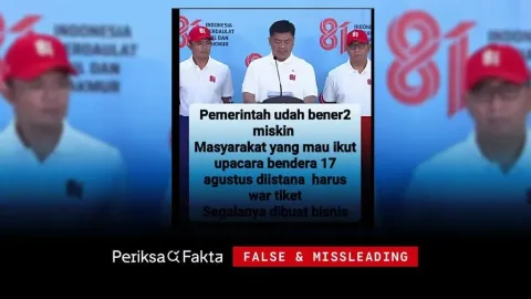 Hoaks Biaya Tiket Upacara 17 Agustus di Istana: Faktanya Gratis, Waspada Penipuan