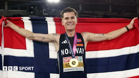 Ingebrigtsen Kembali dari Cedera, Rebut Emas 5.000 Meter Eropa dengan Sprint Akhir yang Mencekam
