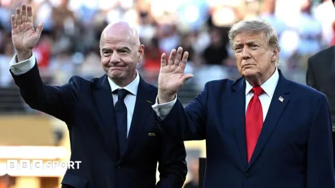 Trump Bela Infantino: Pecat Ketua FIFA, Dunia Sepak Bola Rugi Besar