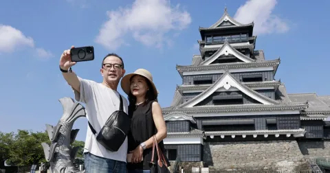 Pasca Gempa M7.1, Kastil Kumamoto Kembali Dibuka untuk Wisatawan