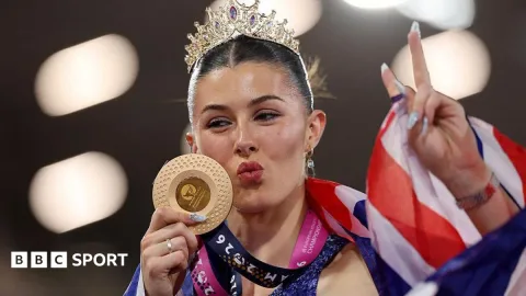 Amy Hunt Kunci Emas Kedua di 200m, Incar Quadruple Bersejarah di Birmingham