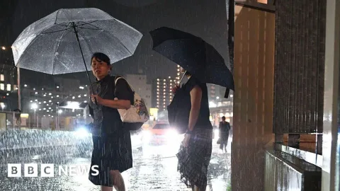 Hujan Ekstrem Landa Jepang: Empat Tewas, Ribuan Terdampar di Bandara Narita