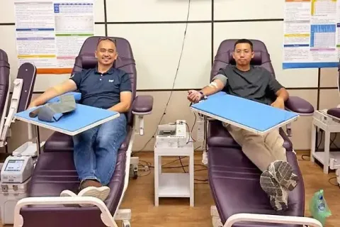 Duta Besar Thailand di Brunei Pimpin Donor Darah: 28 Kantong Darah Terkumpul