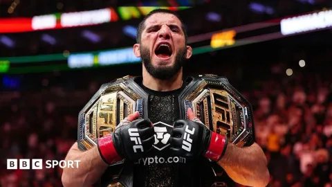 Makhachev Cetak Sejarah 17 Kemenangan Beruntun di UFC, Kalahkan Machado Garry