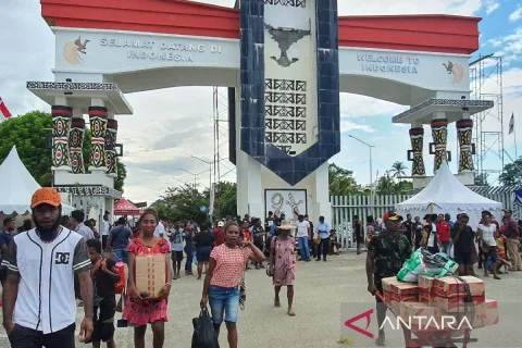 HUT ke-81 RI: BNPP Gelar Upacara di 15 PLBN, Simbol Kedaulatan di Tapal Batas