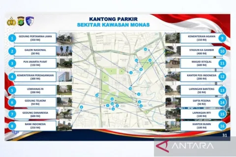 27 Titik Parkir Disiapkan untuk HUT ke-81 RI, Polda Metro Ingatkan Warga Beralih ke Transportasi Umum