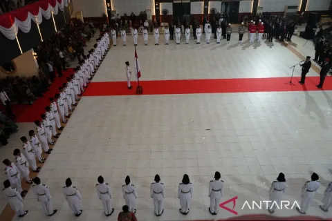 Bupati Mimika: Disiplin Paskibraka Harus Jadi Karakter, Bukan Sekadar Seremoni
