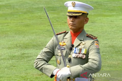Kolonel Priyo Handoyo Pimpin Upacara HUT RI ke-81 di Istana Merdeka