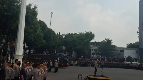 Polri Kerahkan 9.242 Personel Kawal Demo BEM SI, Larang Keras Gunakan Senjata Api