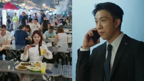 Drakor Spooky In Love Syuting di Singapura: Park Eun-bin Cicipi Kuliner Lau Pa Sat