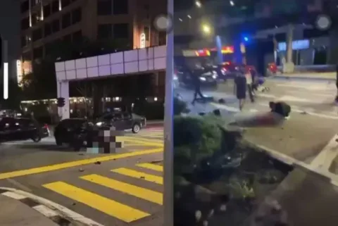 Truk Imigrasi Lawan Lampu Merah di Kuala Lumpur, Satu Keluarga Tewas
