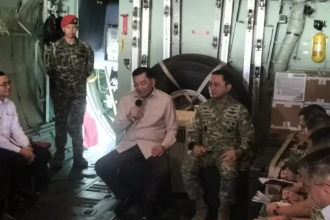 Menhan Sjafrie: Perawatan Hercules C-130H oleh GMF Jadi Tonggak Kemandirian Alutsista