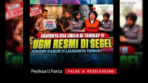 Hoaks Penangkapan Rektor UGM Ova Emilia: Fakta di Balik Narasi Ijazah Jokowi