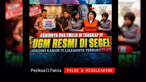 Hoaks Penangkapan Rektor UGM Ova Emilia: Fakta di Balik Narasi Ijazah Jokowi