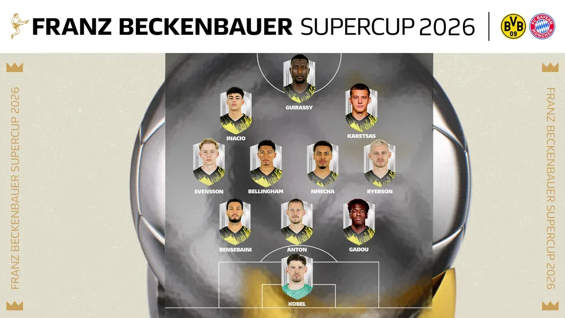 Supercup Klassiker: Dortmund Andalkan Skuad Muda Hadapi Bayern